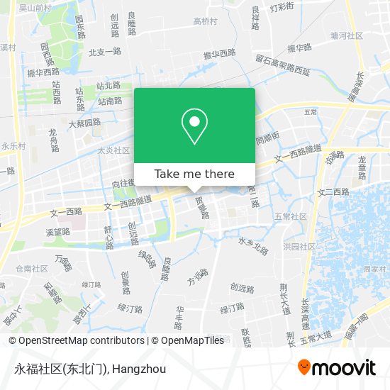 永福社区(东北门) map