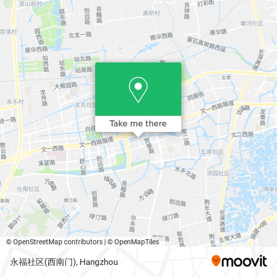 永福社区(西南门) map