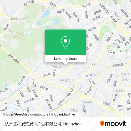 杭州艾司展览展示广告有限公司 map