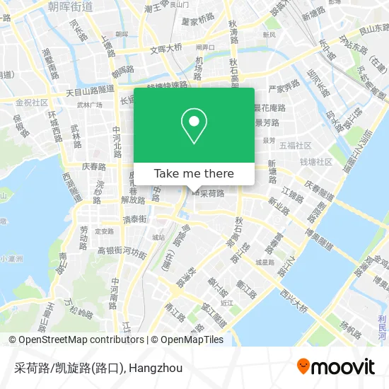 采荷路/凯旋路(路口) map