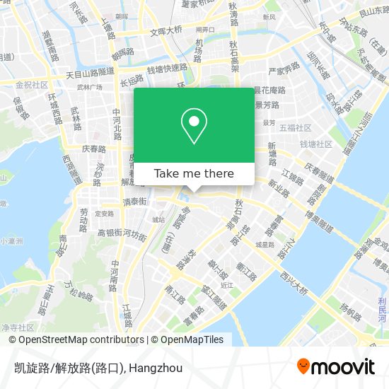 凯旋路/解放路(路口) map