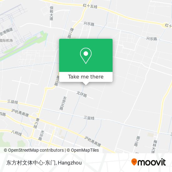 东方村文体中心-东门 map