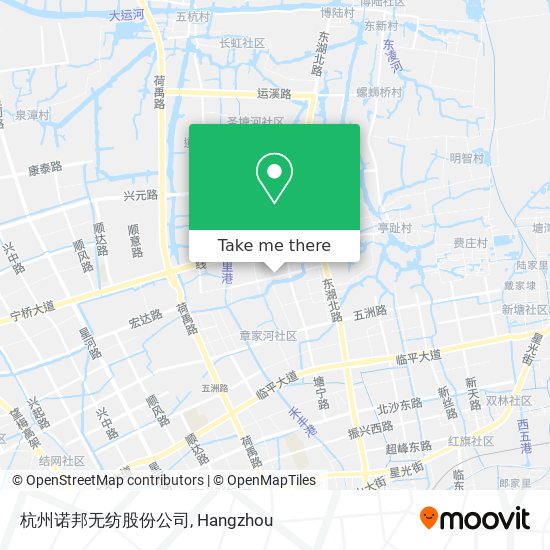 杭州诺邦无纺股份公司 map