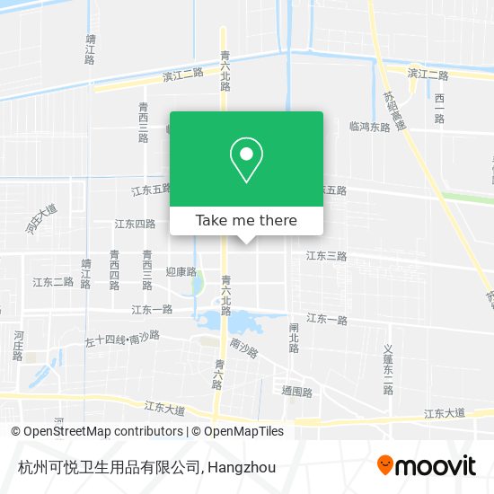 杭州可悦卫生用品有限公司 map