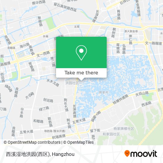 西溪湿地洪园(西区) map