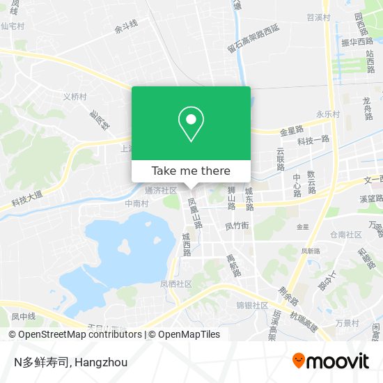 N多鲜寿司 map
