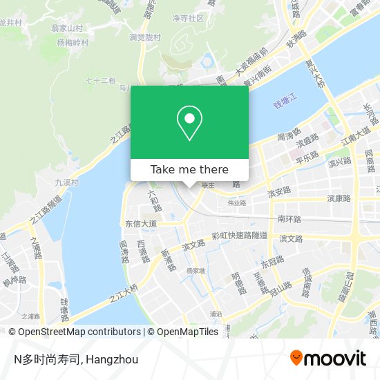 N多时尚寿司 map