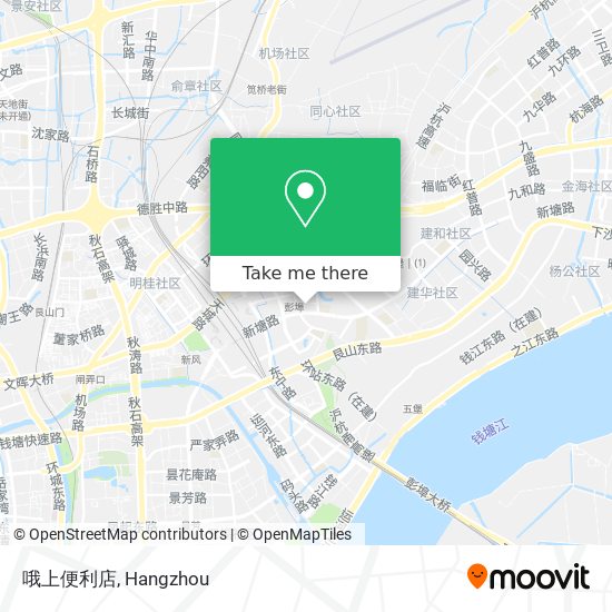 哦上便利店 map