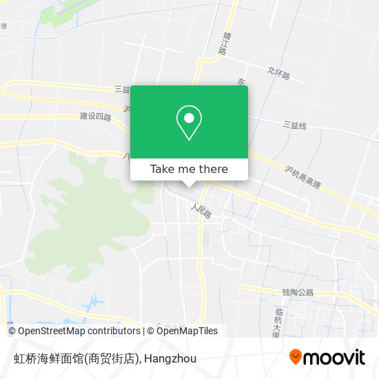 虹桥海鲜面馆(商贸街店) map