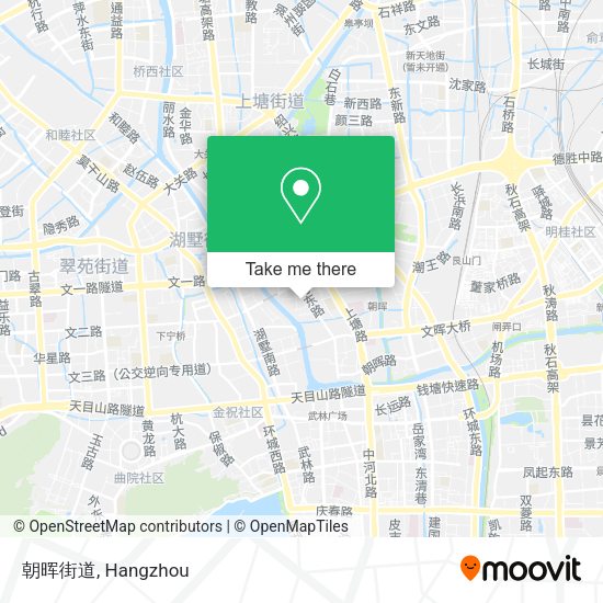 朝晖街道 map