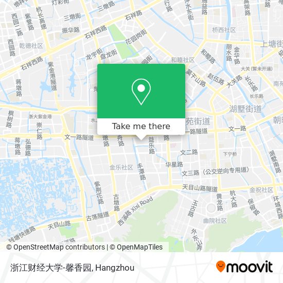 浙江财经大学-馨香园 map