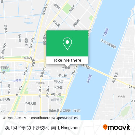 浙江财经学院(下沙校区)-南门 map