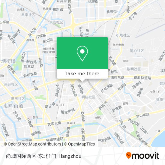 尚城国际西区-东北1门 map