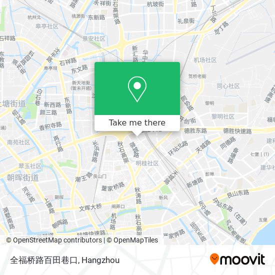 全福桥路百田巷口 map