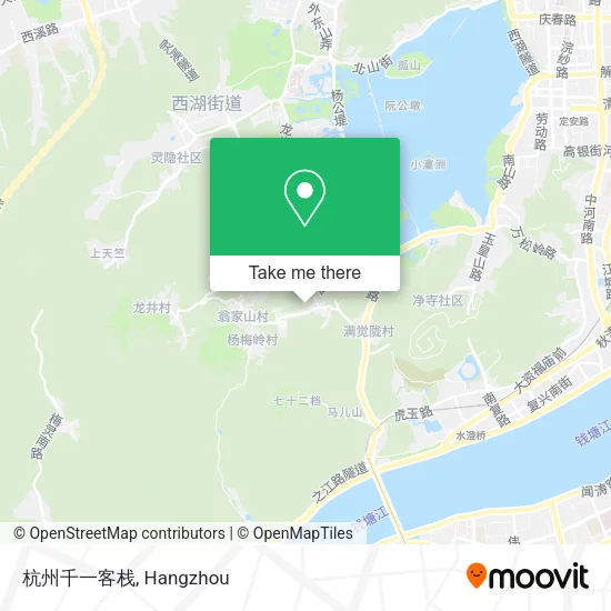 杭州千一客栈 map