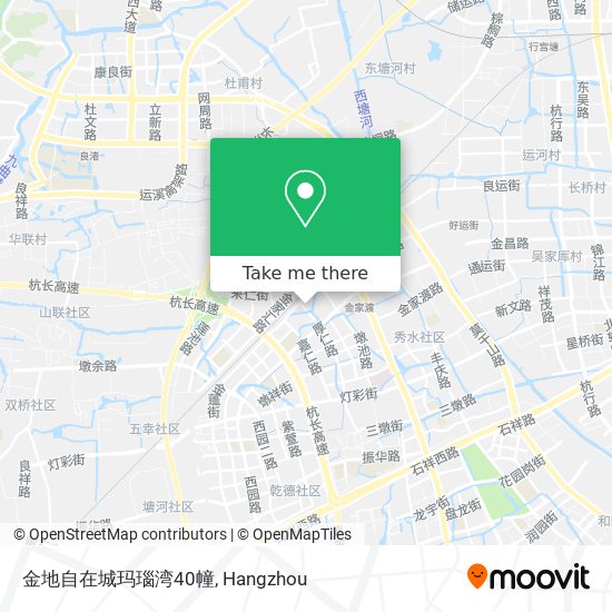 金地自在城玛瑙湾40幢 map