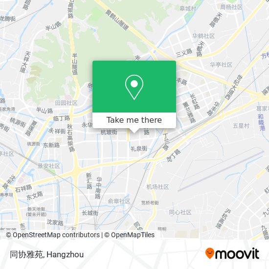 同协雅苑 map