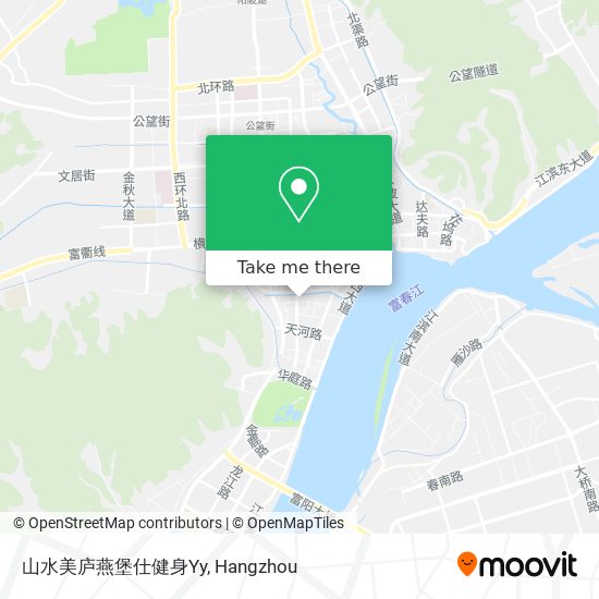 山水美庐燕堡仕健身Yy map