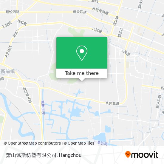 萧山佩斯纺塑有限公司 map