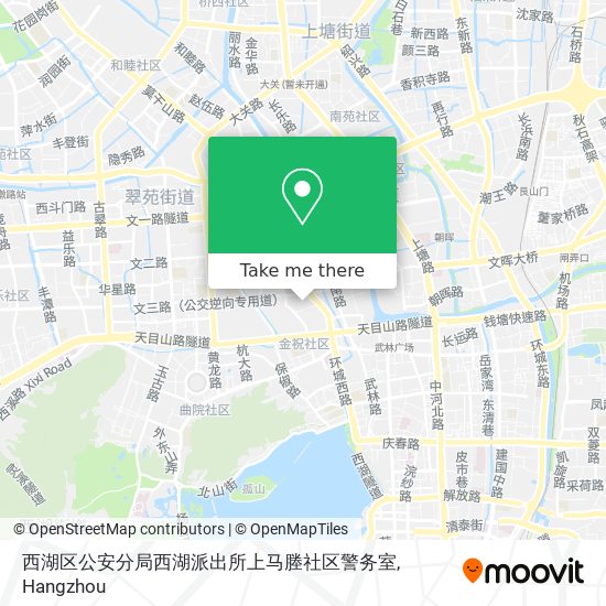西湖区公安分局西湖派出所上马塍社区警务室 map