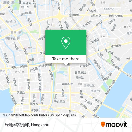 绿地华家池印 map