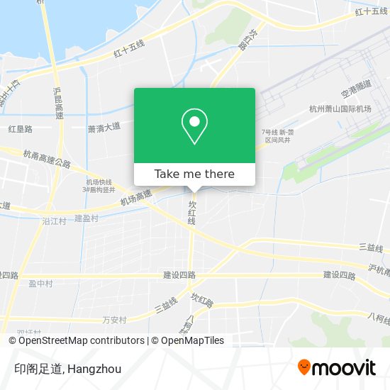 印阁足道 map