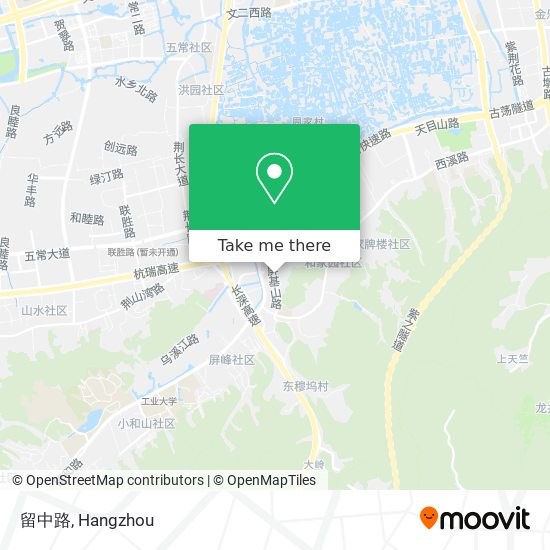 留中路 map