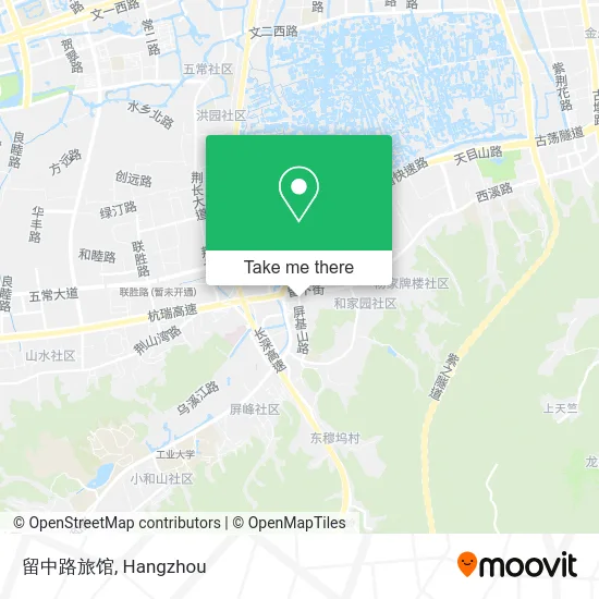 留中路旅馆 map