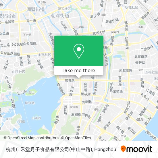 杭州广禾堂月子食品有限公司(中山中路) map