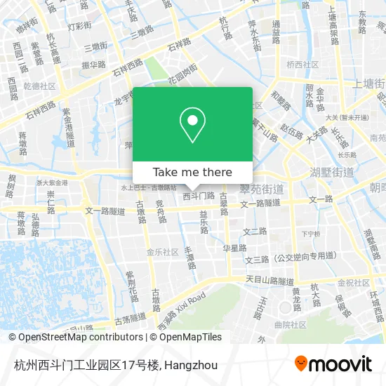 杭州西斗门工业园区17号楼 map