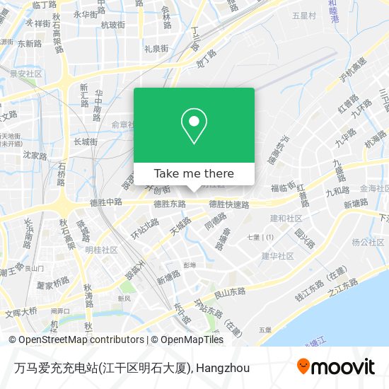 万马爱充充电站(江干区明石大厦) map