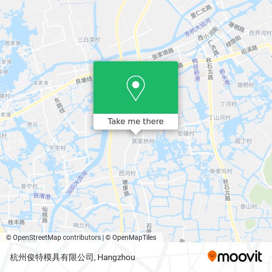 杭州俊特模具有限公司 map