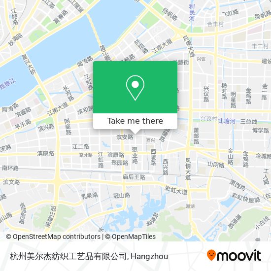 杭州美尔杰纺织工艺品有限公司 map