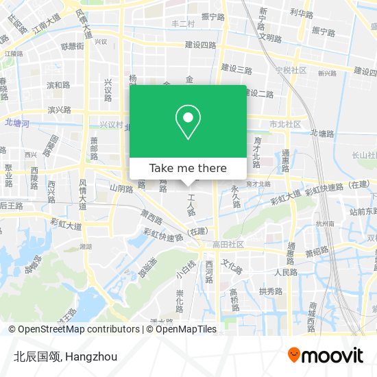 北辰国颂 map