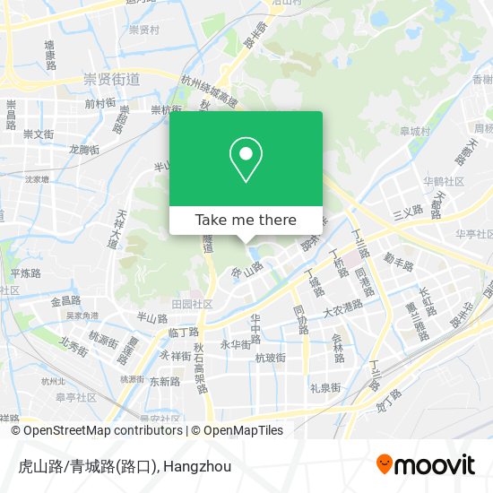 虎山路/青城路(路口) map