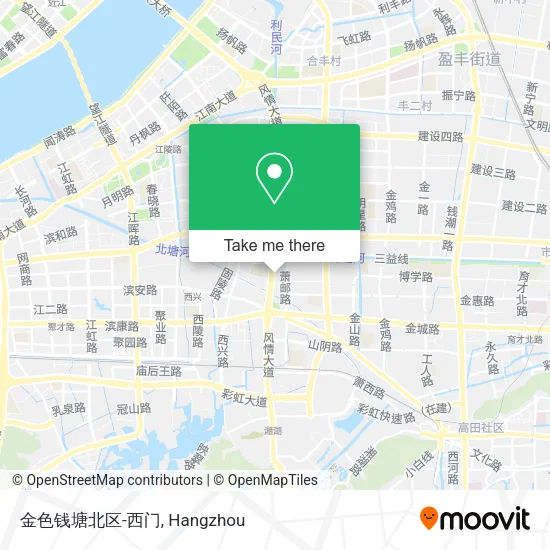 金色钱塘北区-西门 map