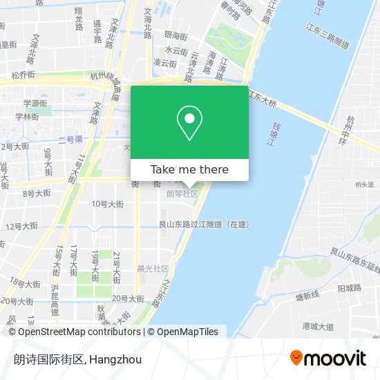 朗诗国际街区 map
