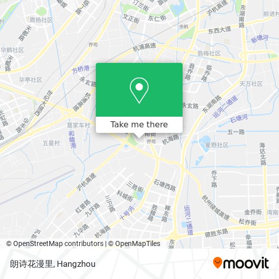 朗诗花漫里 map