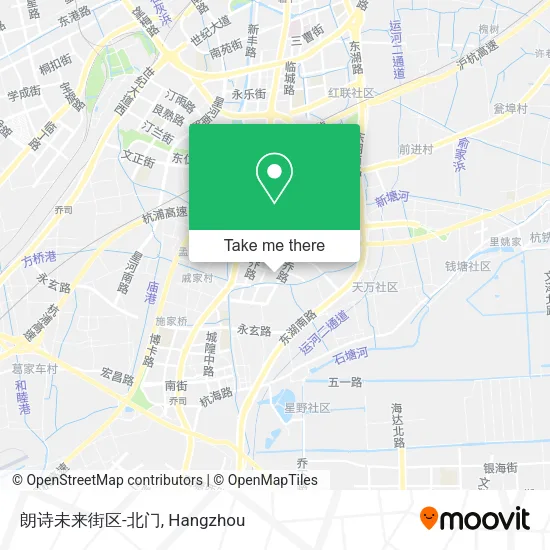 朗诗未来街区-北门 map