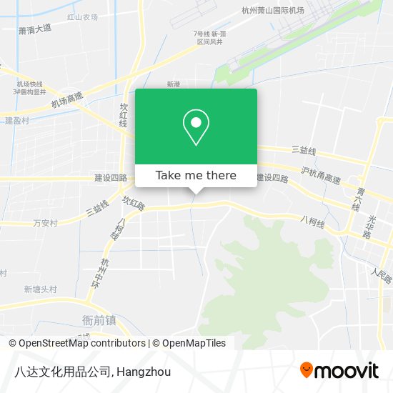八达文化用品公司 map