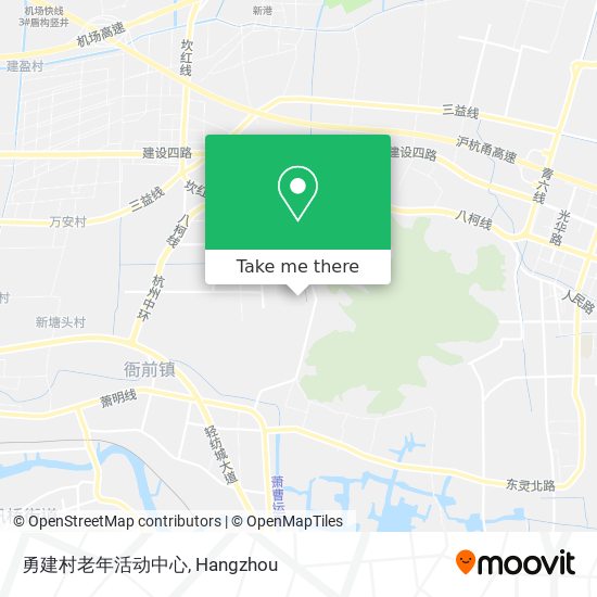 勇建村老年活动中心 map
