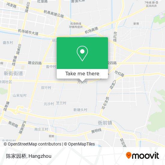 陈家园桥 map