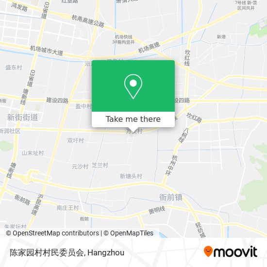 陈家园村村民委员会 map