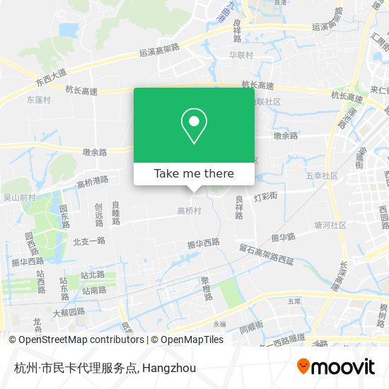 杭州·市民卡代理服务点 map