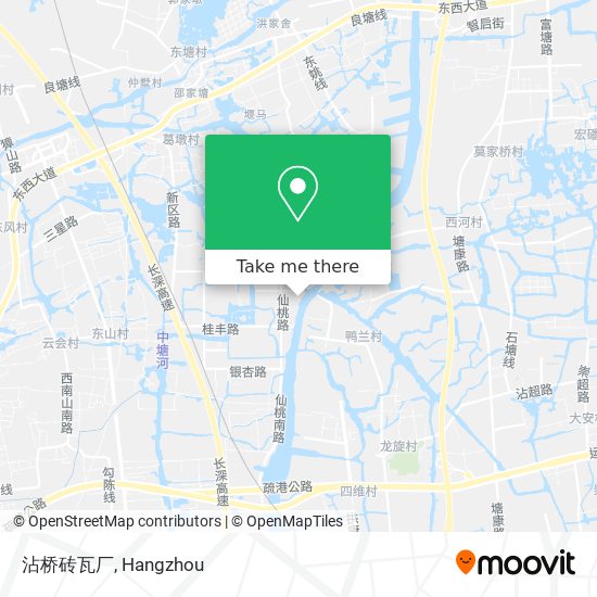 沾桥砖瓦厂 map