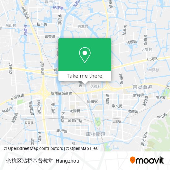 余杭区沾桥基督教堂 map
