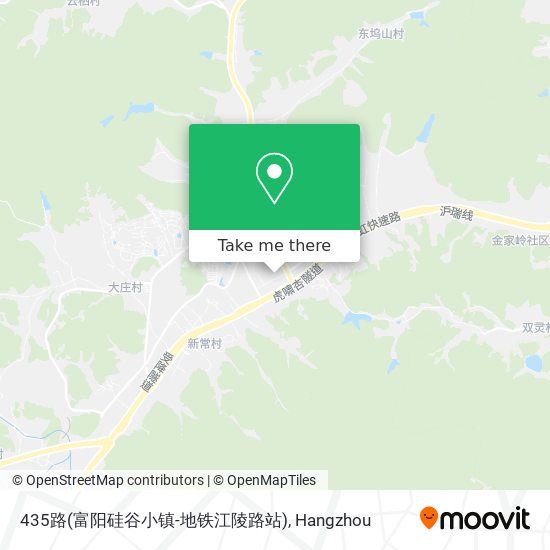 435路(富阳硅谷小镇-地铁江陵路站) map