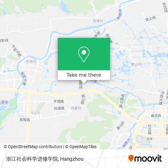 浙江社会科学进修学院 map