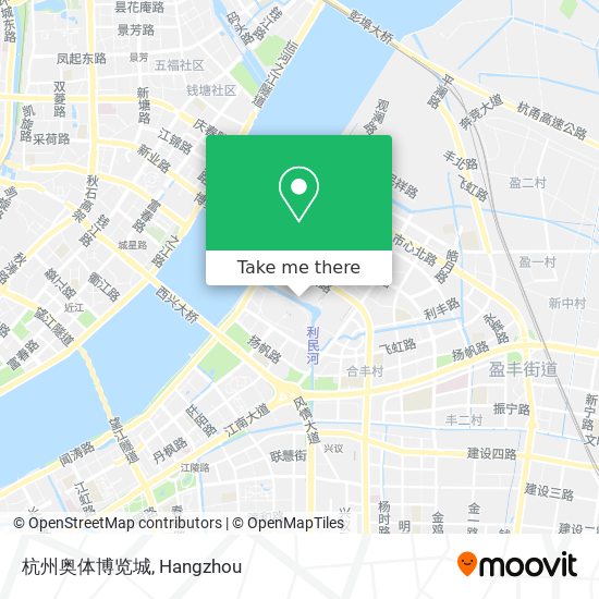 杭州奥体博览城 map