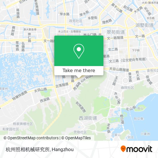 杭州照相机械研究所 map